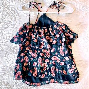 NWT Rebecca Taylor Floral Top